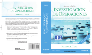 Taja Investigacion de Operaciones