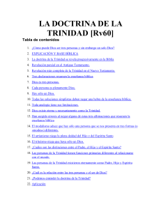 LA DOCTRINA DE LA TRINIDAD