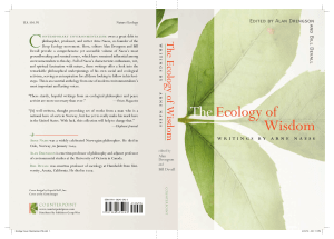 Arne Naess - The Ecology of Wisdom. Writings by Arne Naess