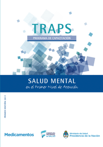 TRAPS Salud mental en el primer nivel de atenciÃ³n