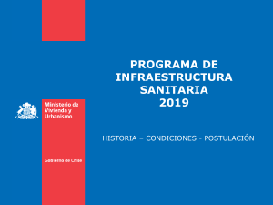 Presentación infraestructura sanitaria 27.07.2017