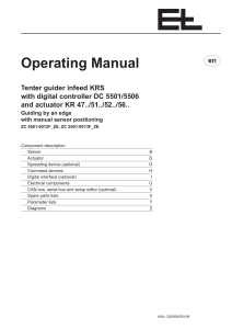 DC5501 OPERATION MANUAL