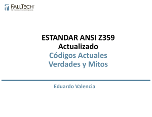 Códigos de ANSI Z359