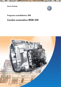 Manual de Caja automática DSG-02E