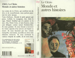 Jean-Marie Gustav Le Clezio-Mondo Autres Histoires