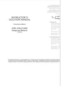 dokumen.tips steel-structures-5th-edition-solutions-manual