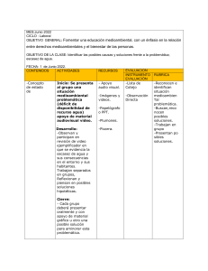 EJEMPLO DE PLANIFICACIÓN Junio