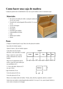 Como hacer una caja de madera