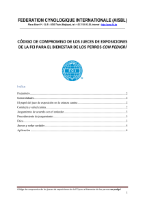 Codigo de juzgamiento para jueces FCI