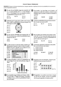 FICHA DE TRABAJO PROBABILIDAD