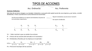 Tipos de Acciones