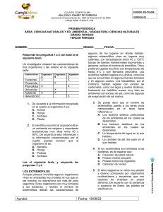 P. Periodica CN 9° (Tercer Periodo)