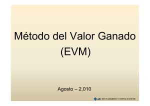 METODO VALOR GANADO (VG)