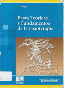 Bases teóricas y fundamentos de la Fisioterapia-1