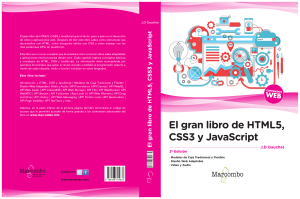 El gran libro de HTML5, CSS3 y JavaScript 3a Edición