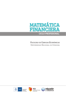 Orscar Margaría y Laura Bravino. Matemática financiera. Ciclo profesional