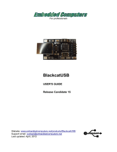 BlackcatUSB Manual
