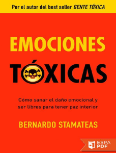 EMOCIONES TOXICAS - BERNARDO STAMATEAS