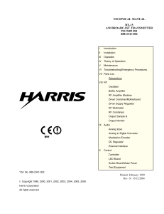 Manual Técnico -Harris-DX15-Main-pdf