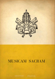 Musicam sacram