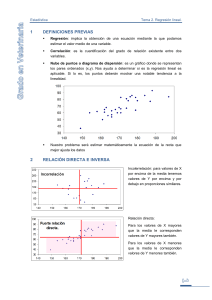 Tema 2 - Regresion lineal