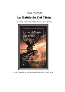 3 Percy Jackson Y La Maldicion Del Titan