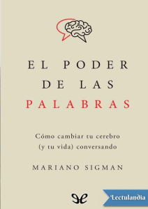 El poder de las palabras - Mariano Sigman