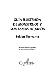 Guia ilustrada de monstruos y frantasmas de japon