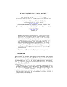 Hypergraphs in logic programming