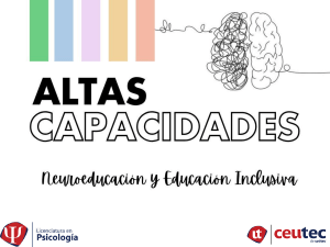 SEMANA 7 - Altas capacidades - Neuroeducación