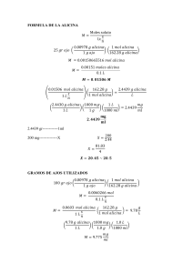 FORMULA DE LA ALICINA