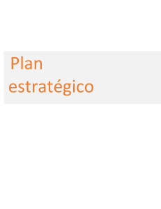 7. Plan estrategico elaborado