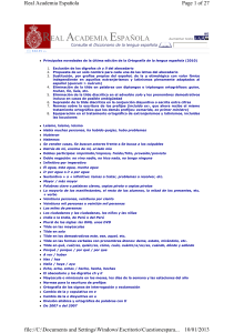 Principales novedades de Ortografía de la lengua española (2010)