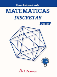 Matem&aacute;ticas Discretas: L&oacute;gica, Conjuntos y M&aacute;s