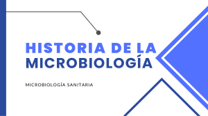 Historia de la microbiología