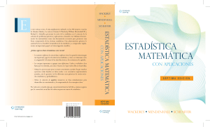 Estadística matemática con aplicaciones (7a edición)