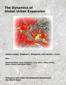 dynamics urban expansion