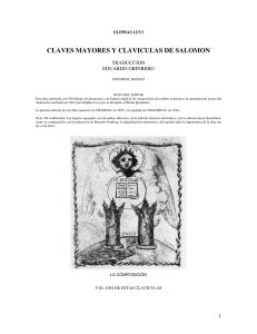 Eliphas Levi - Claves Mayores y Claviculas de Salomón