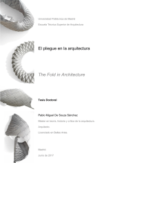 07. El pliegue en la arquitectura autor Pablo Miguel de Souza Sánchez