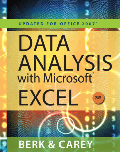 Data Analysis with Microsoft Excel ( PDFDrive )