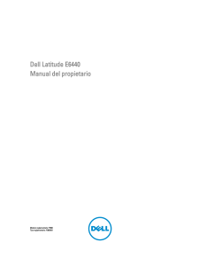 Dell Latitude E6440 - Manual