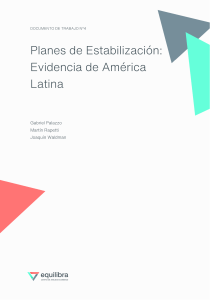 Economia en America Latina - Planes estabil.