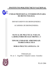 ELECTRONICA I manual