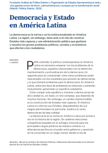 Munck Democracia y Estado en América Latina 2023