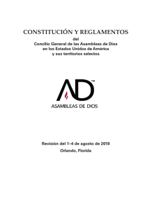 GCM 08 2019 - SPANISH Constitution and Bylaws