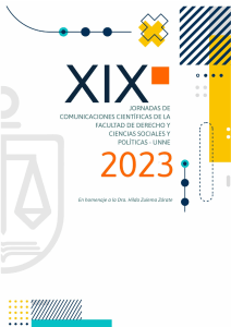Libro Comunicaciones Científicas Derecho-UNNE 2023