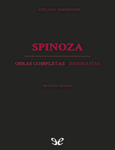 Obras completas de Spinoza