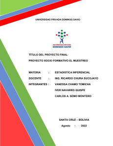 PROYECTO ESTADISTICA INFERENCIAL