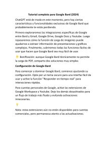 Tutorial completo para Google Bard