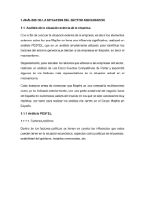An&aacute;lisis del Sector Asegurador: PESTEL y Competitividad